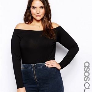 ASOS Curve Bardot Top